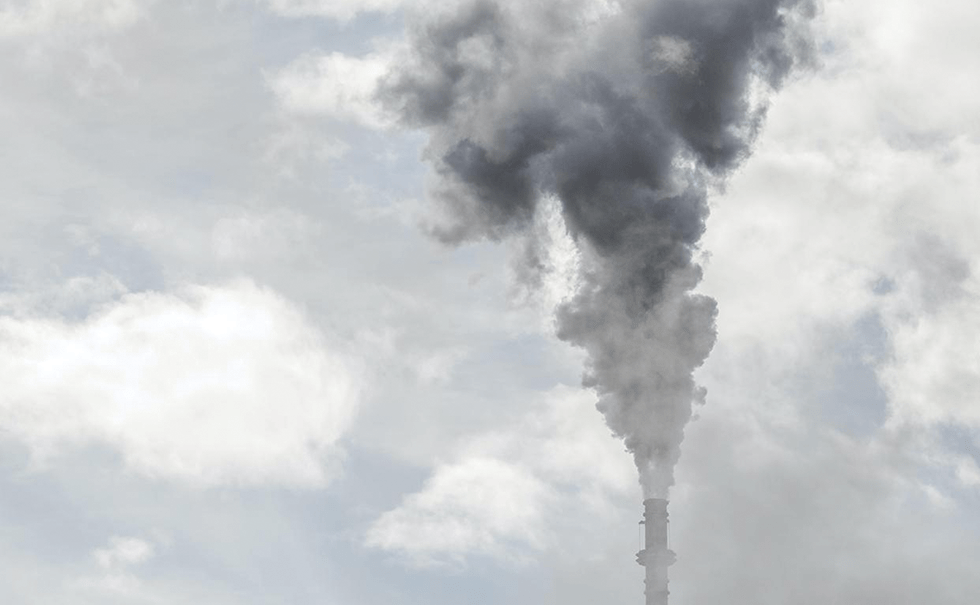 Image of smokestack emitting air pollution